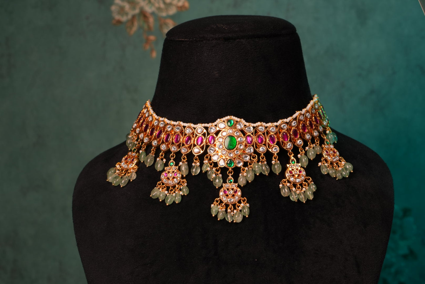 Kundan Choker  (4-9094)(KA) - JEWELSTYLE
