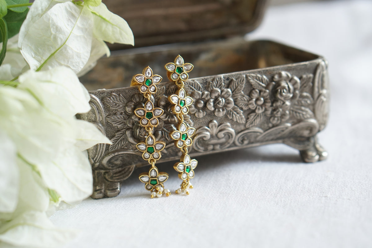 Kundan Earrings (1-5559)(A)