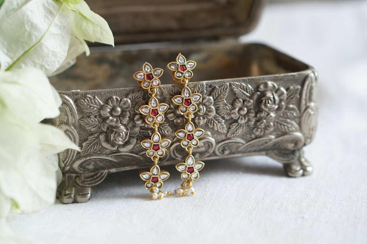 Kundan Earrings (1-5559)(A)