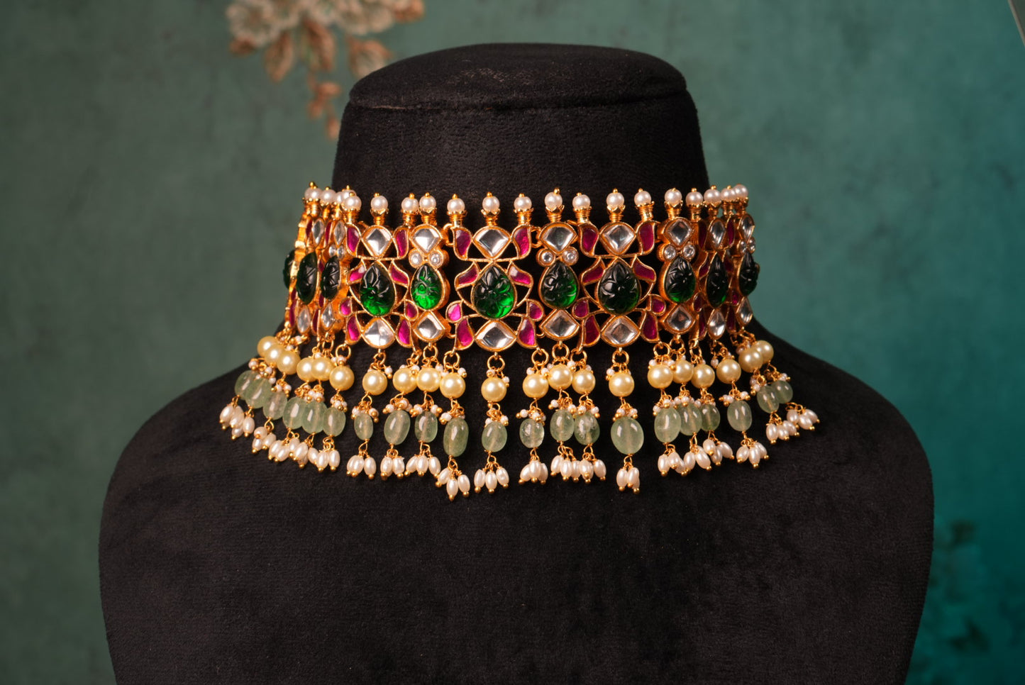 Kundan Choker (4-8987)(KA) (PREORDER) (Made IN 7-8 DAYS TIME) - JEWELSTYLE
