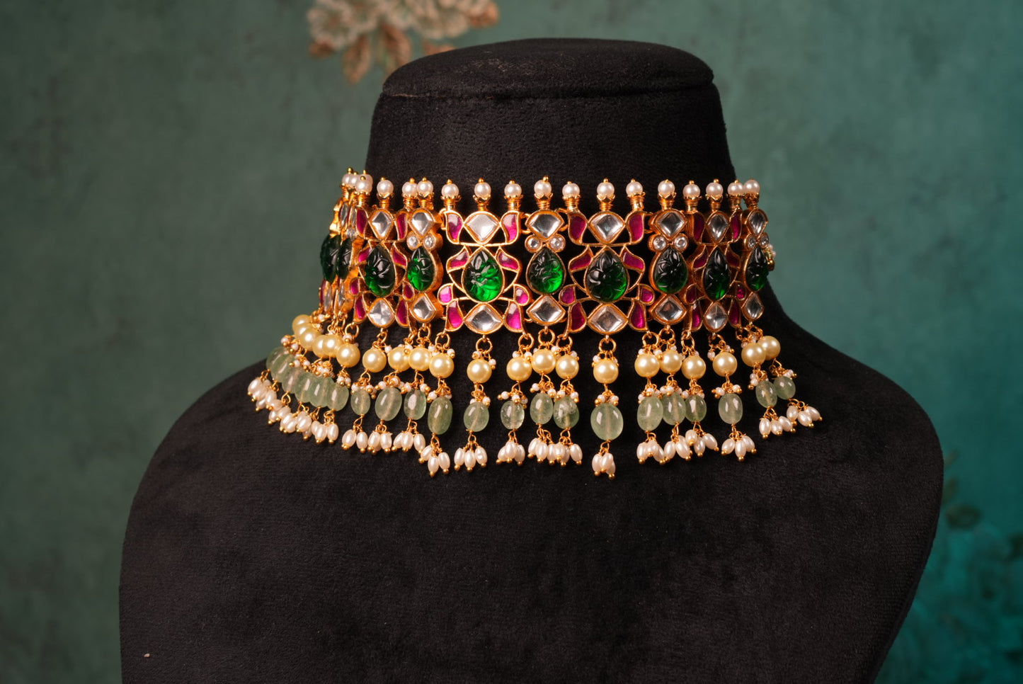 Kundan Choker (4-8987)(KA) (PREORDER) (Made IN 7-8 DAYS TIME) - JEWELSTYLE