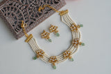 kundan necklace set (4-6426)(R)