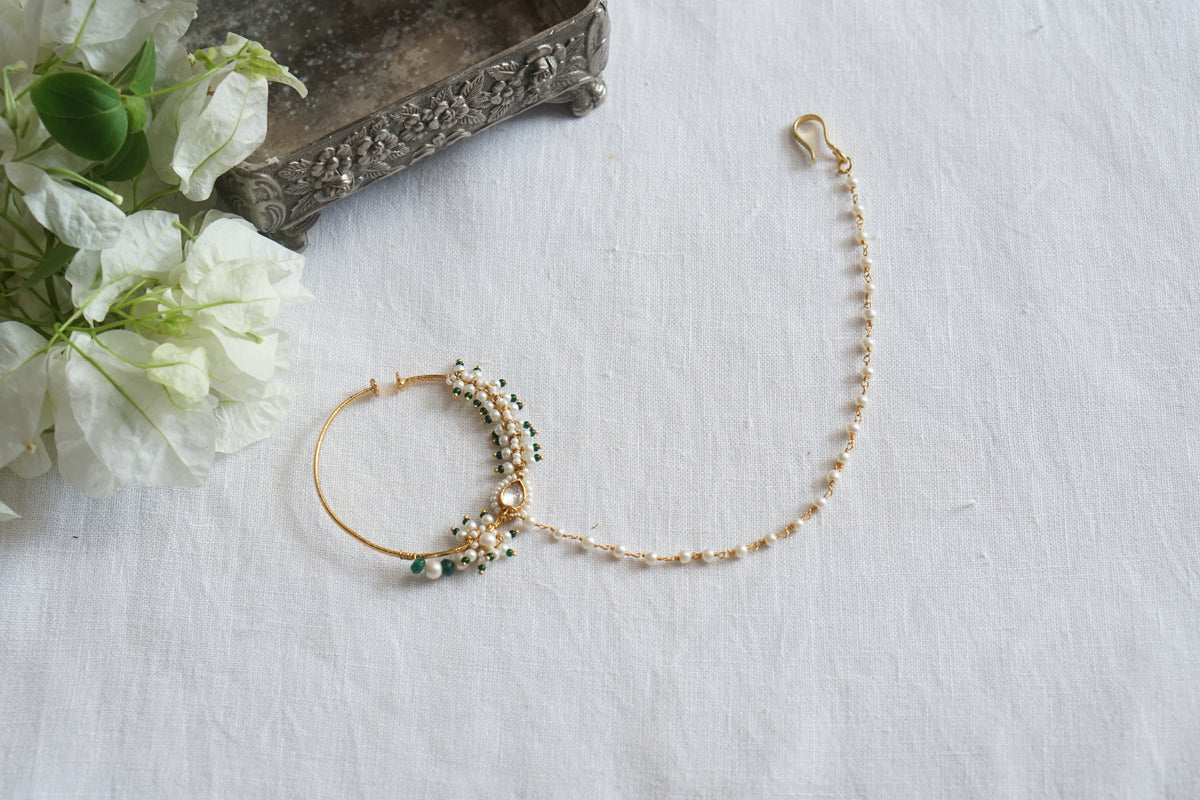 White Kundan Nath (2-332)(A)