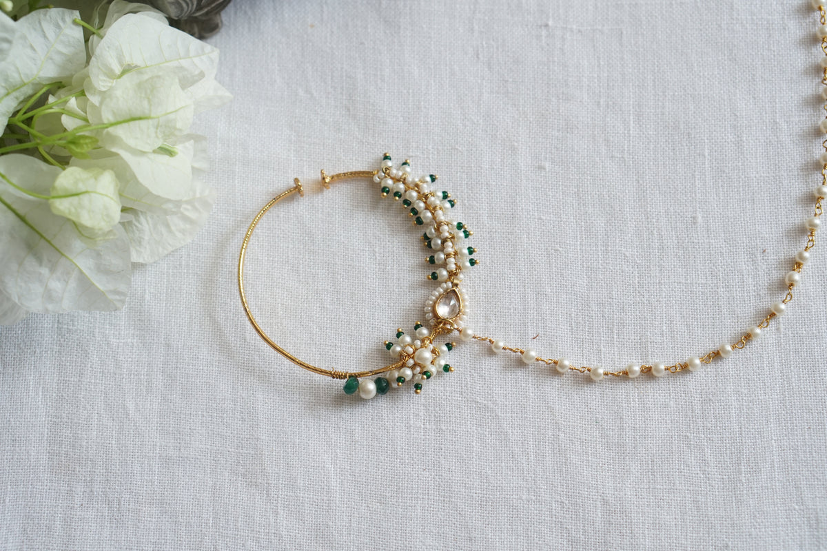 White Kundan Nath (2-333)(A)