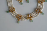 kundan necklace set (4-6426)(R)