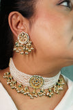 Kundan Choker set (4-8753)(B) - JEWELSTYLE
