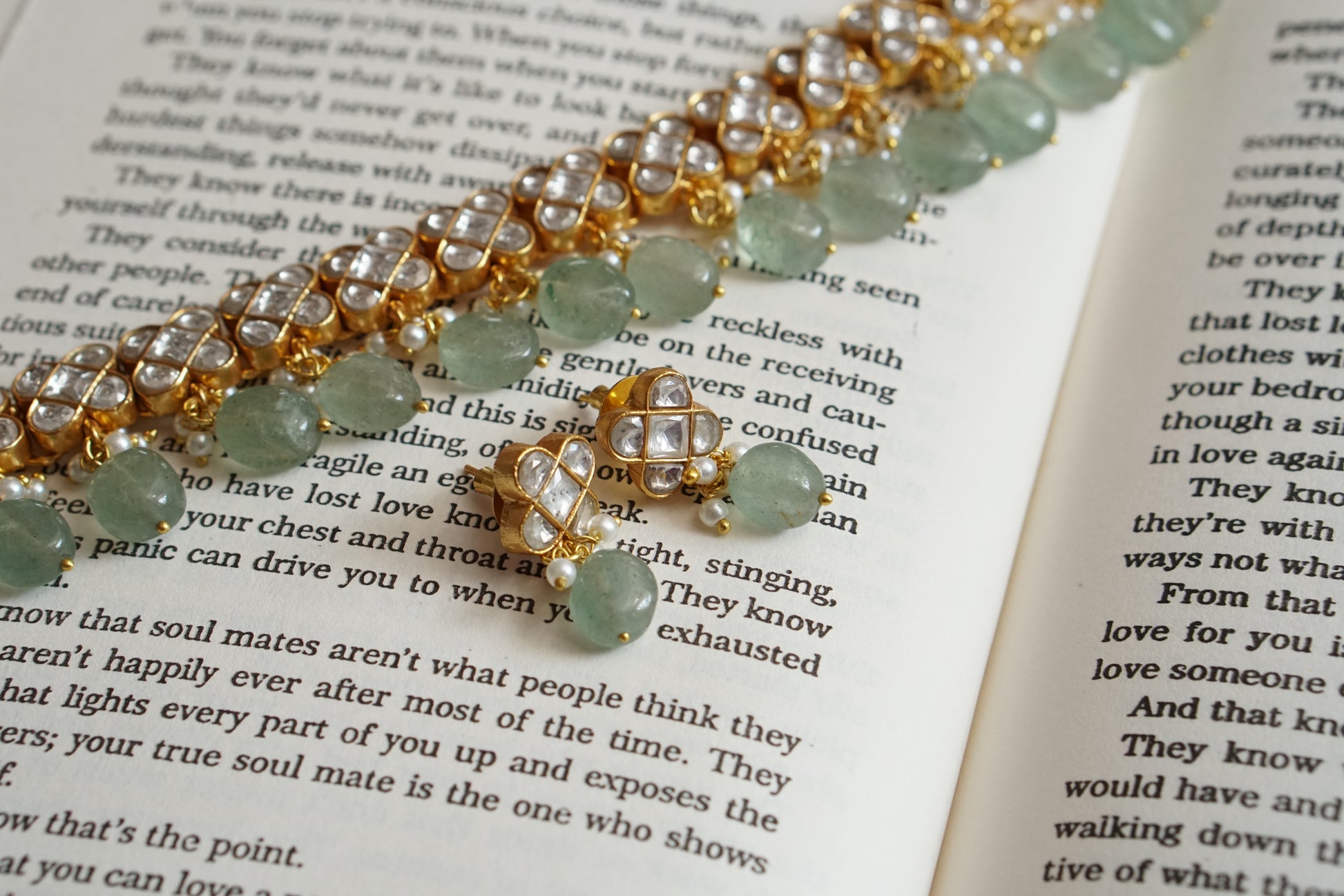 Kundan Choker set (4-8474)(R)(PREORDER) - JEWELSTYLE