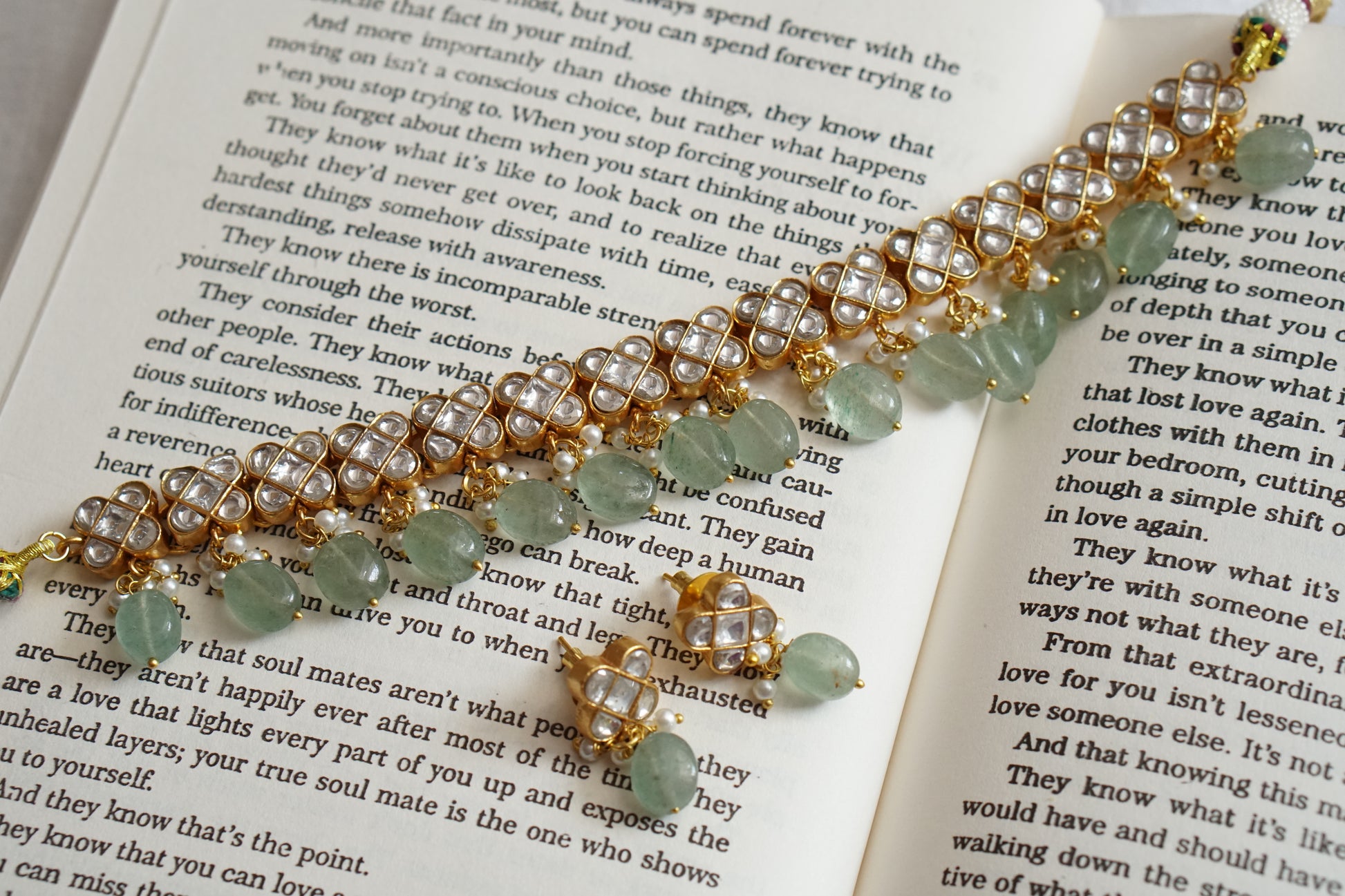 Kundan Choker set (4-8474)(R)(PREORDER) - JEWELSTYLE