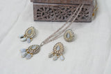 Kundan pendant necklace set with RING (4-7158)(A)(OFFER PIECE)