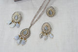 Kundan pendant necklace set with RING (4-7158)(A)(OFFER PIECE)