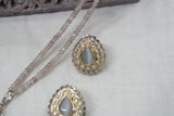 Kundan pendant necklace set with RING (4-7158)(A)(OFFER PIECE)