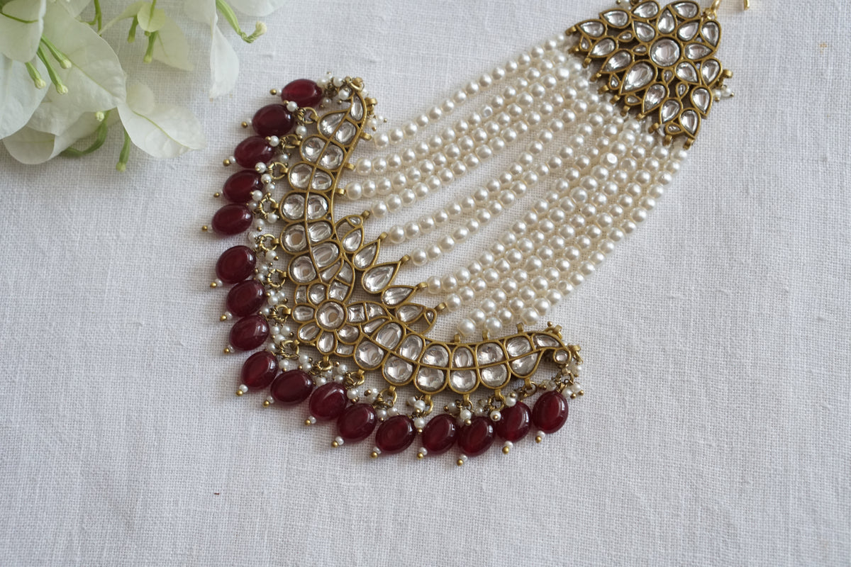 White Kundan Passa (5-1815)(A)