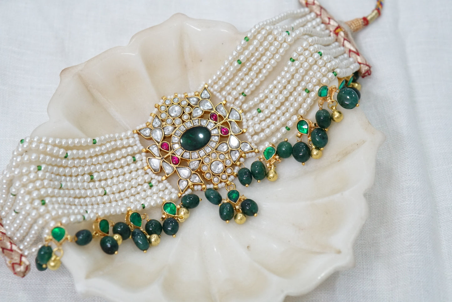 Kundan choker (4-7156)(A)(preorder deliver in 15-20days)