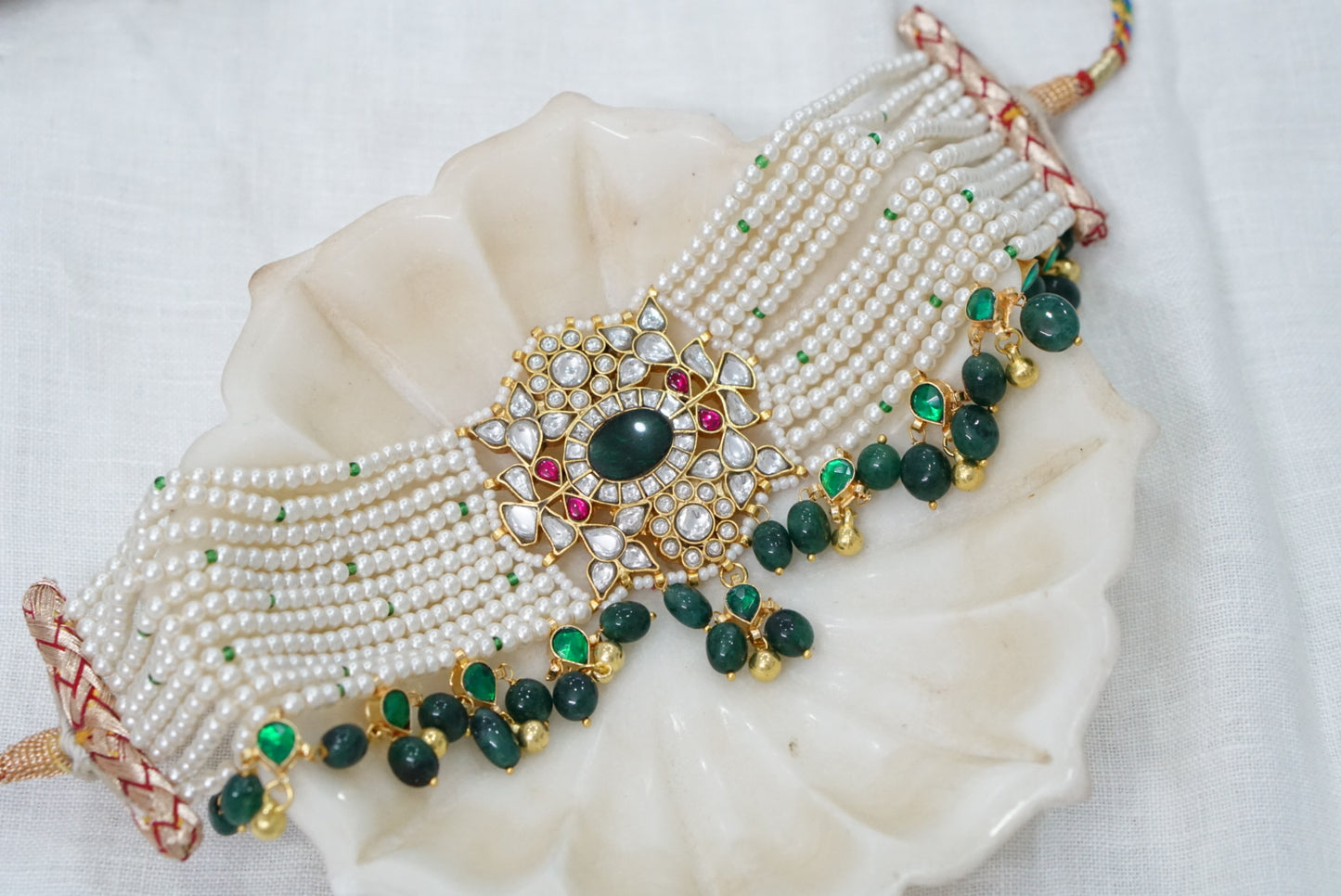 Kundan choker (4-7156)(A)(preorder deliver in 15-20days)