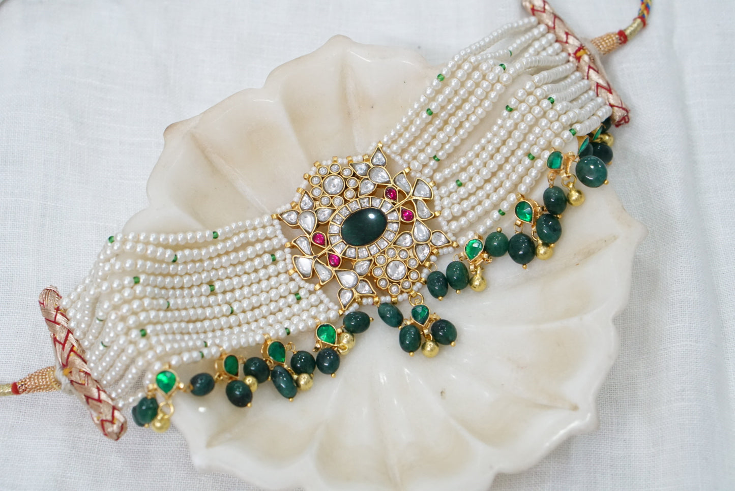 Kundan choker (4-7156)(A)(preorder deliver in 15-20days)