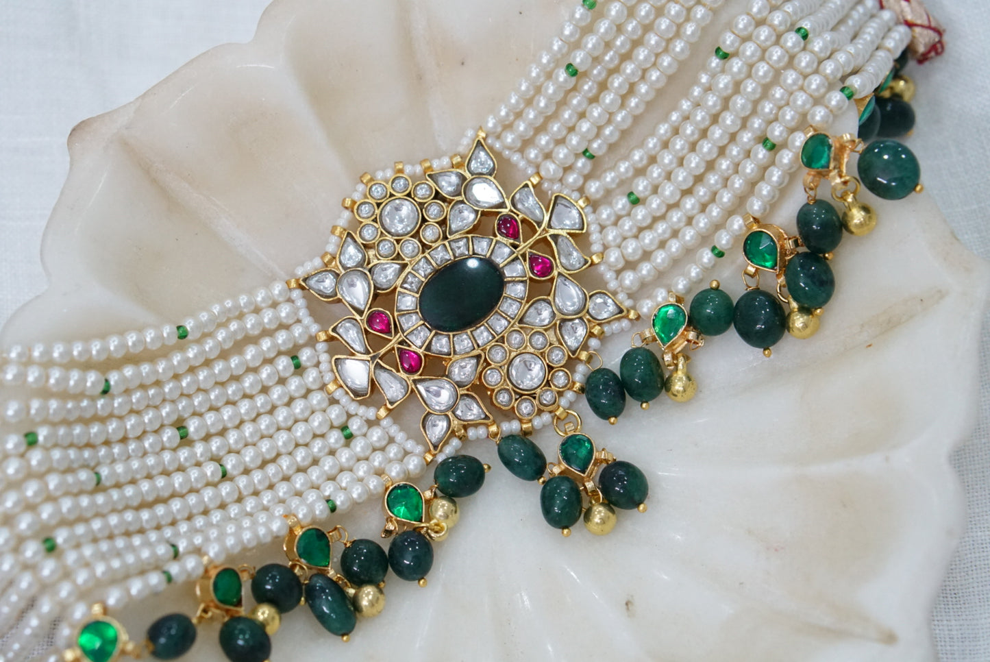 Kundan choker (4-7156)(A)(preorder deliver in 15-20days)