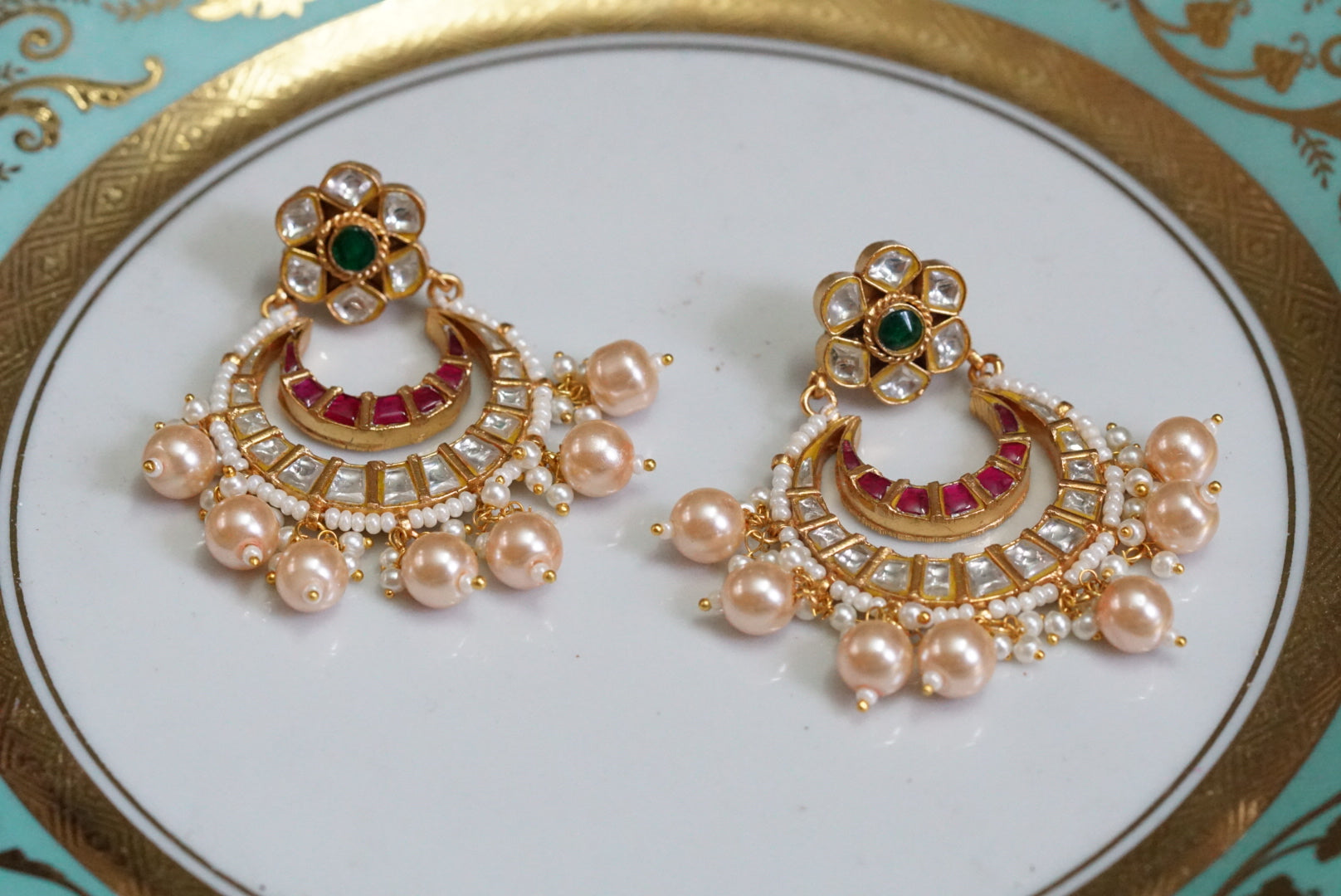 22ct Gold Chandbali Earrings With Weight\40+ New Models of Chandbali  Earrings|Occasionwear Earrings - YouTube