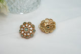 Polki Studs (1-4210)(B)