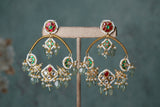 kundan bali Earrings (1-4619)(R)(ALREADY DISCOUNTED