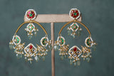 kundan bali Earrings (1-4619)(R)(ALREADY DISCOUNTED