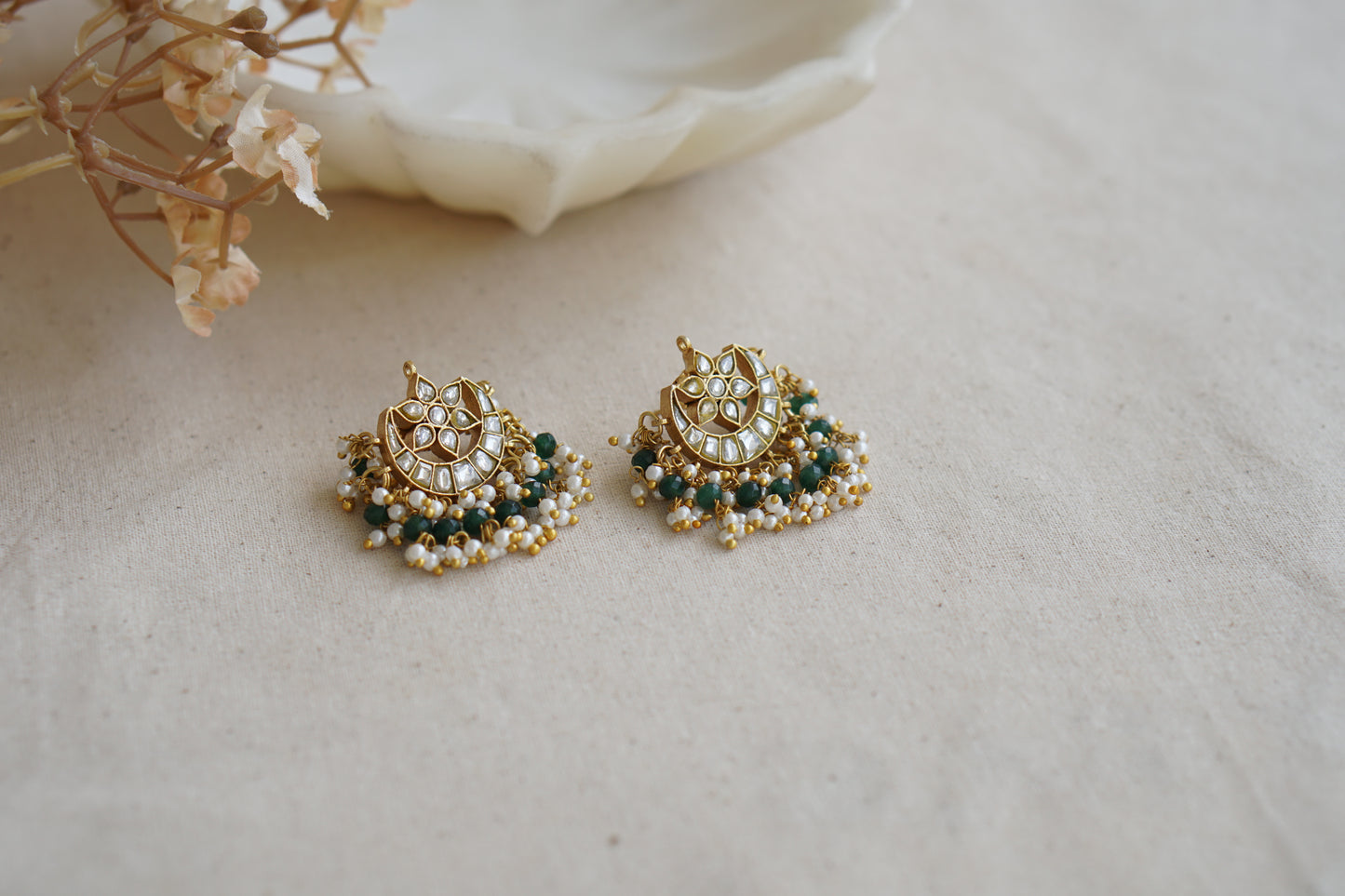 Kundan Earrings (1-5037)(A)