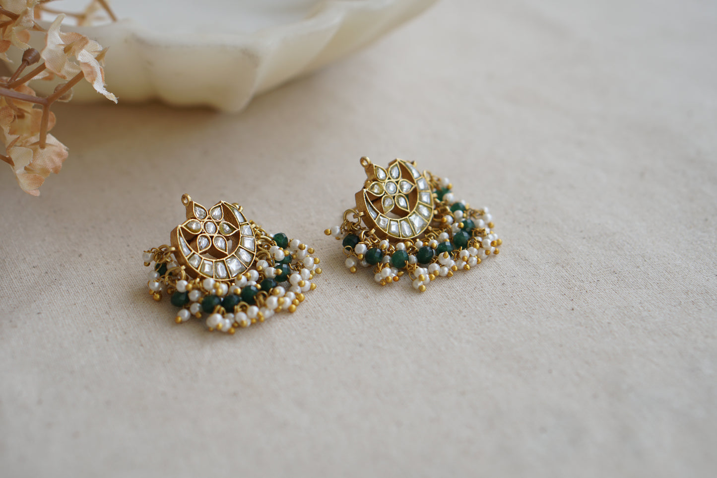 Kundan Earrings (1-5037)(A)