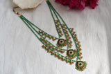 Kundan 3 line ranihaar necklace  (4-7766) (A)