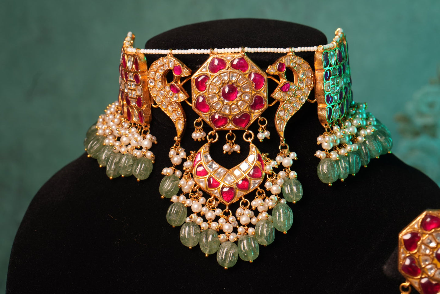 Kundan Choker Set (4-9004)(R)(ALREADY DISCOUNTED) - JEWELSTYLE