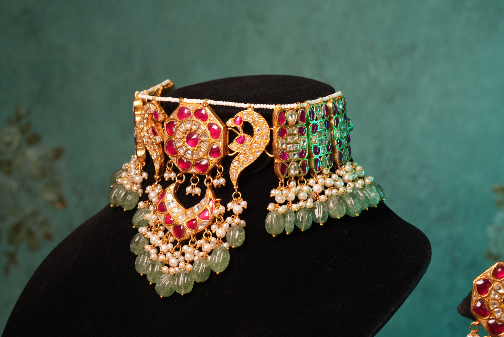 Kundan Choker Set (4-9004)(R)(ALREADY DISCOUNTED) - JEWELSTYLE