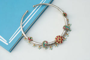 Kundan hasli necklace (4-6434)(R)