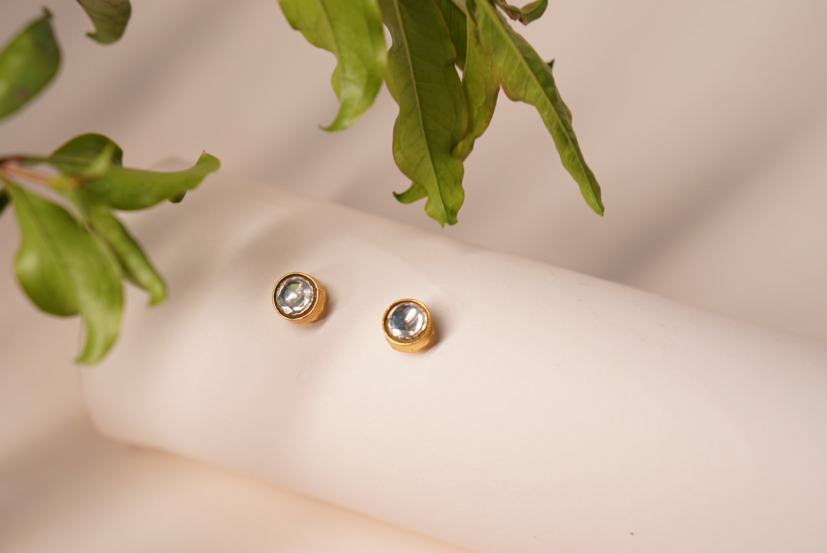 Free Polki Studs (1-4211) - JEWELSTYLE