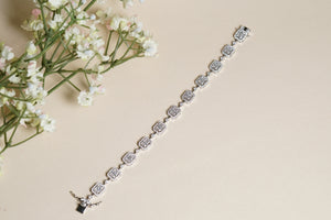 AD Stone Tennis Bracelet (3-461)(EX)
