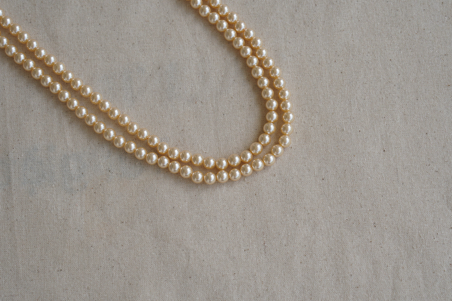2 Line Beads Necklace (4-8927)(F) - JEWELSTYLE