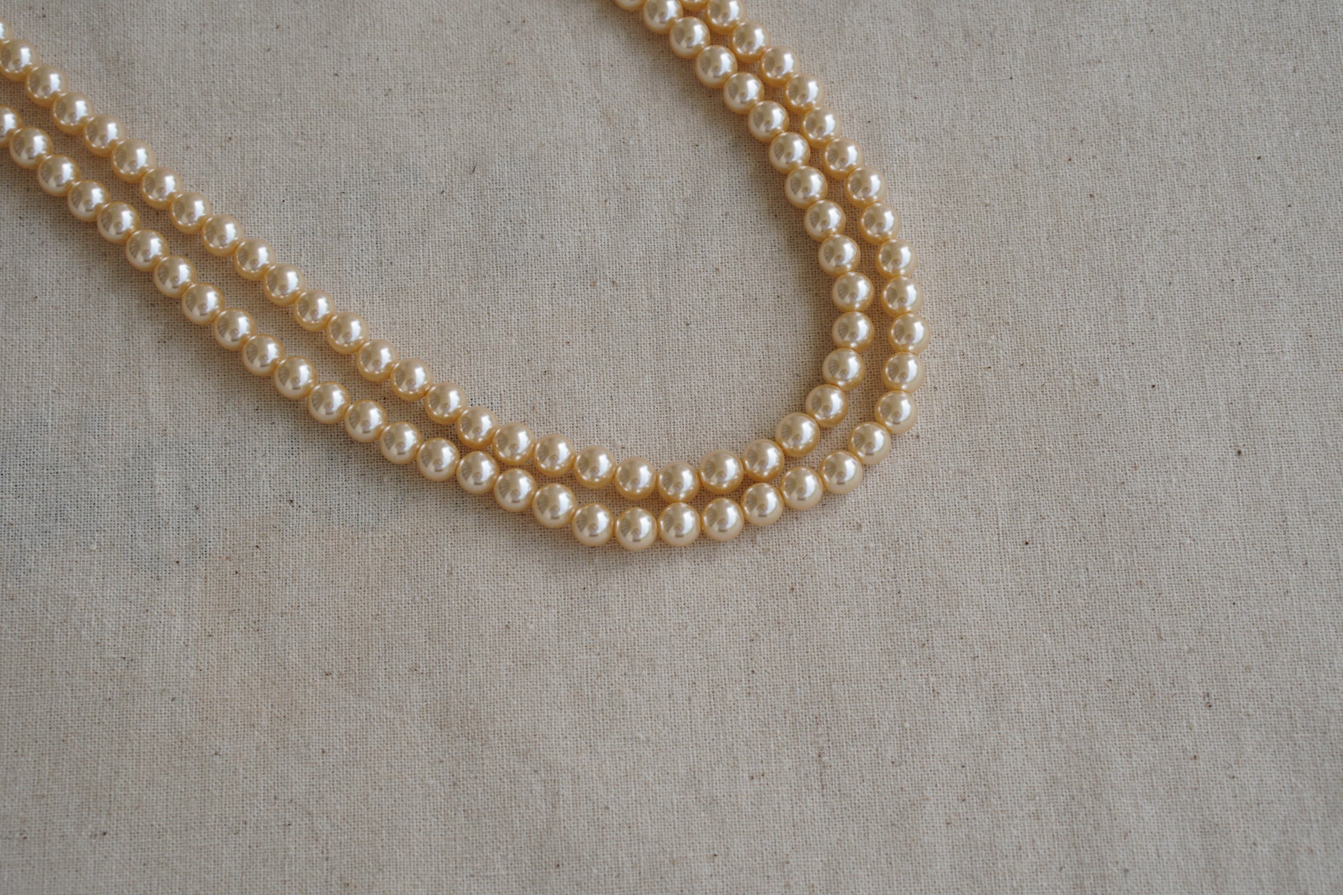 2 Line Beads Necklace (4-8927)(F) - JEWELSTYLE