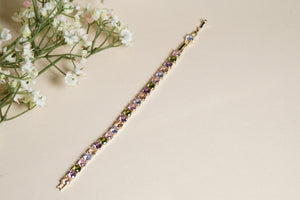 AD Stone Tennis Bracelet (3-469)(EX)