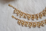 White Kundan Anklets (7-1)