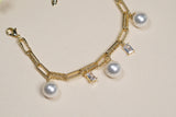AD Stone Tennis Bracelet (3-467)(EX)