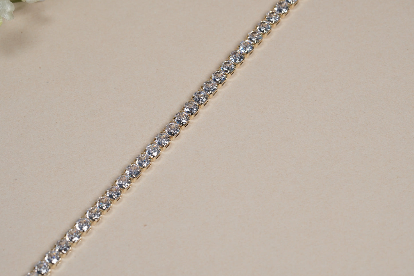 AD Stone Tennis Bracelet (3-464)(EX)