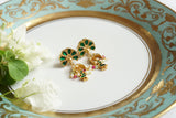 Green Kundan Earrings (1-4637)(R)