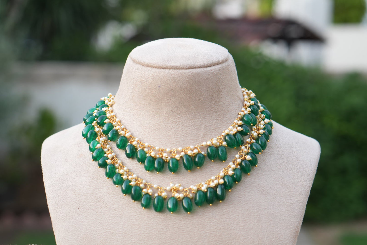 Beads Necklace  (4-9001)(N)