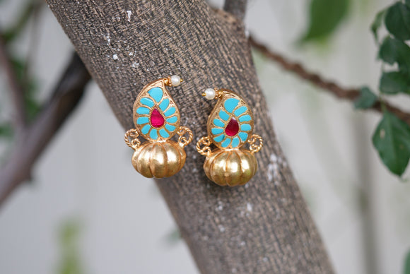 Kundan Earring (1-2898)(R)( DISCOUNTED)