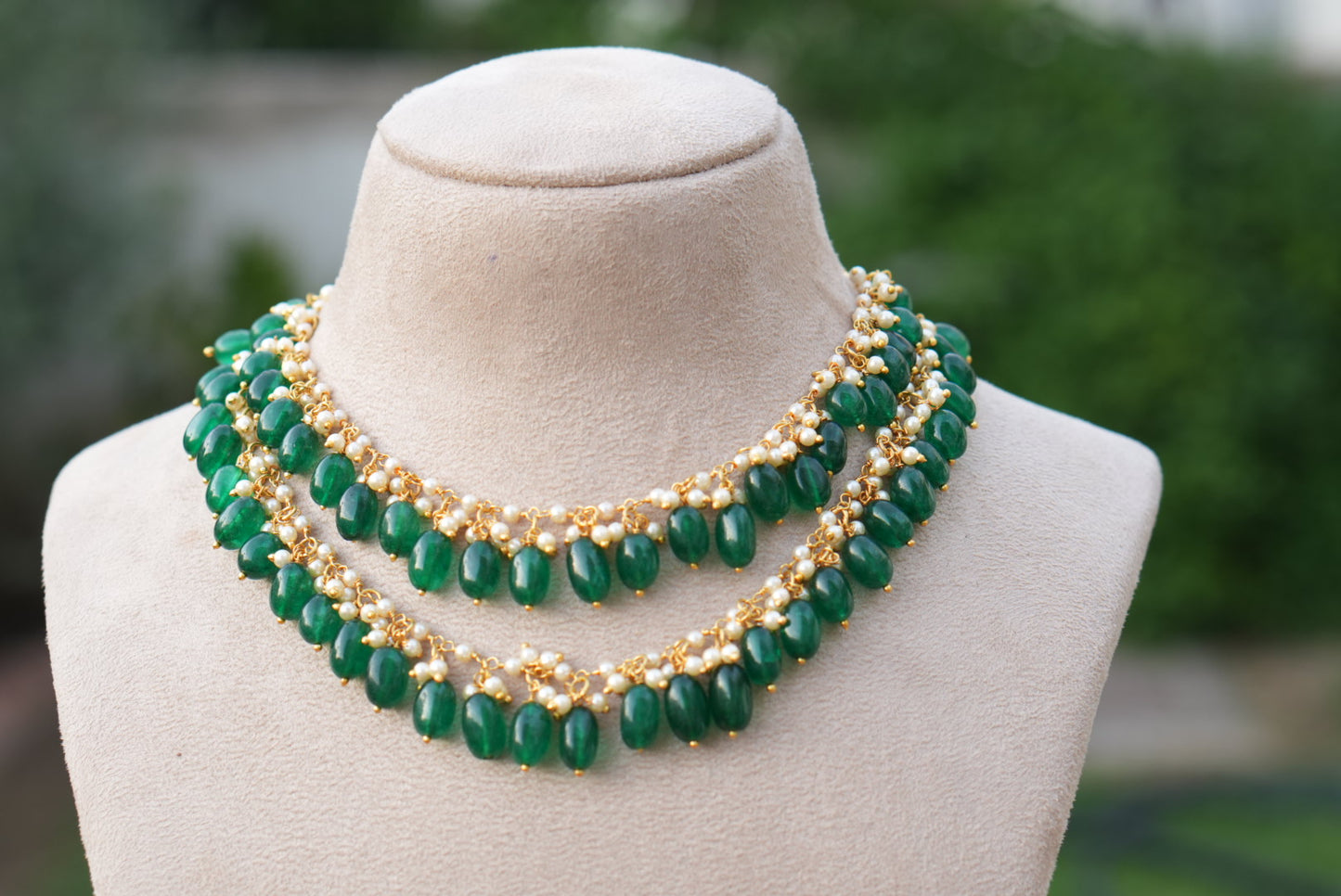 Beads Necklace  (4-9001)(N)