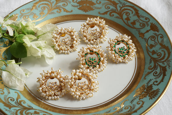 Kundan  Earring (1-4644)(R)