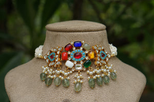 Navratan Kundan Choker (4-8194)(R)