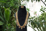 Guttapulasu OR kundan Necklace set (4-8198)(R)