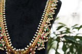 Guttapulasu OR kundan Necklace set (4-8198)(R)