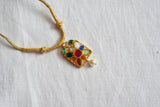 Navratan Kundan Necklace Set (4-8489)(R)