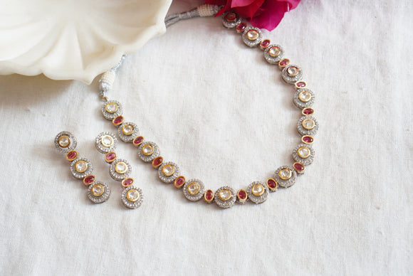 Polki  Necklace Set   (4-7770) (A)