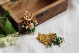 Pink Kundan Jhumki (1-4636)(R)