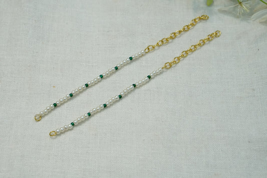 Beads Ear chain (9-136)(R) - JEWELSTYLE